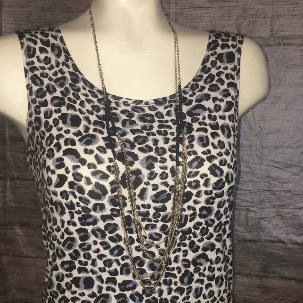 Leopard Print Cami Tank Top - Picture 3 of 9